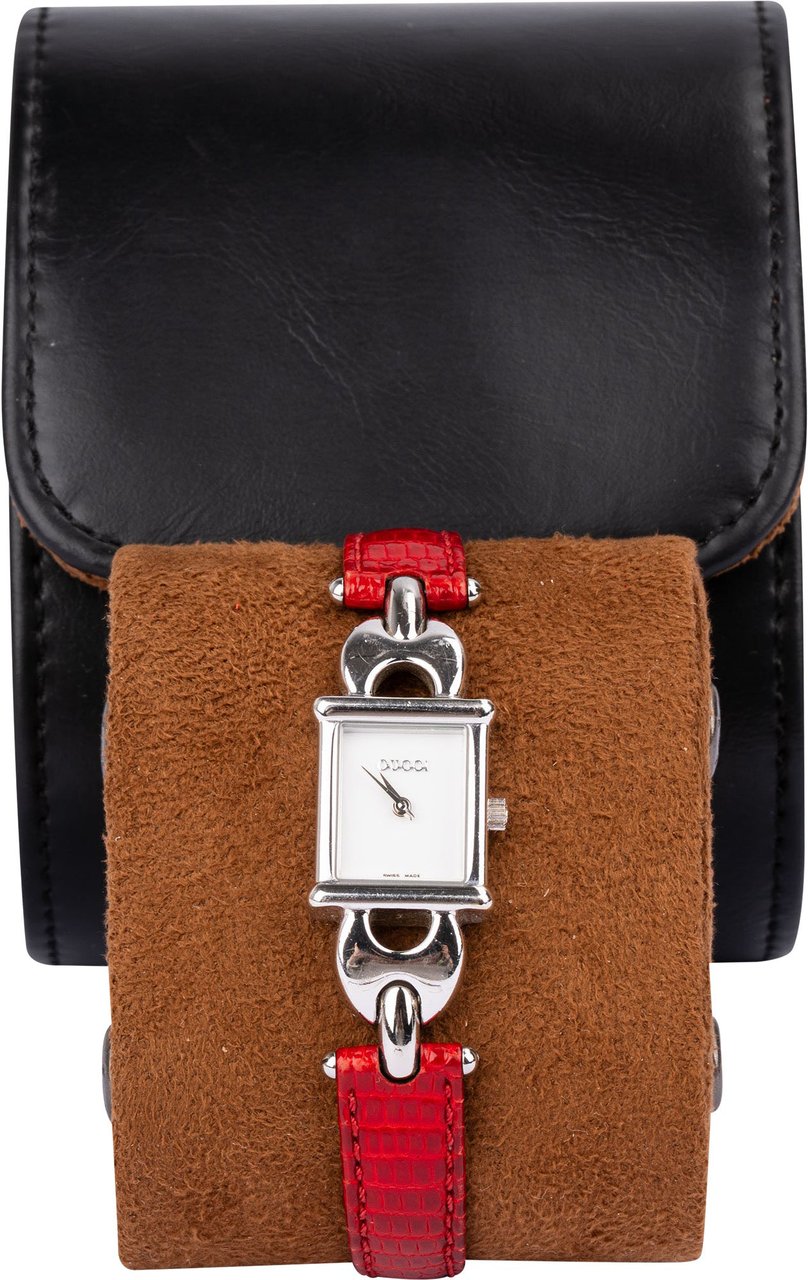 Gucci Silver Tone 1800L Horsebit Women Watch Rood