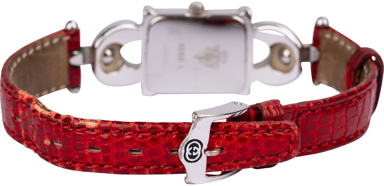 Gucci Silver Tone 1800L Horsebit Women Watch Rood