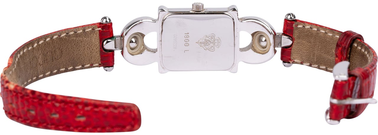 Gucci Silver Tone 1800L Horsebit Women Watch Rood