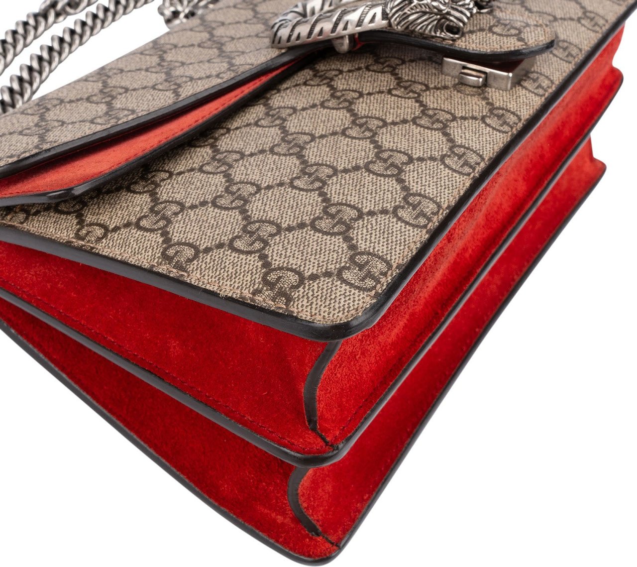 Gucci Monogram GG Supreme Dionysus Shoulder Bag Beige