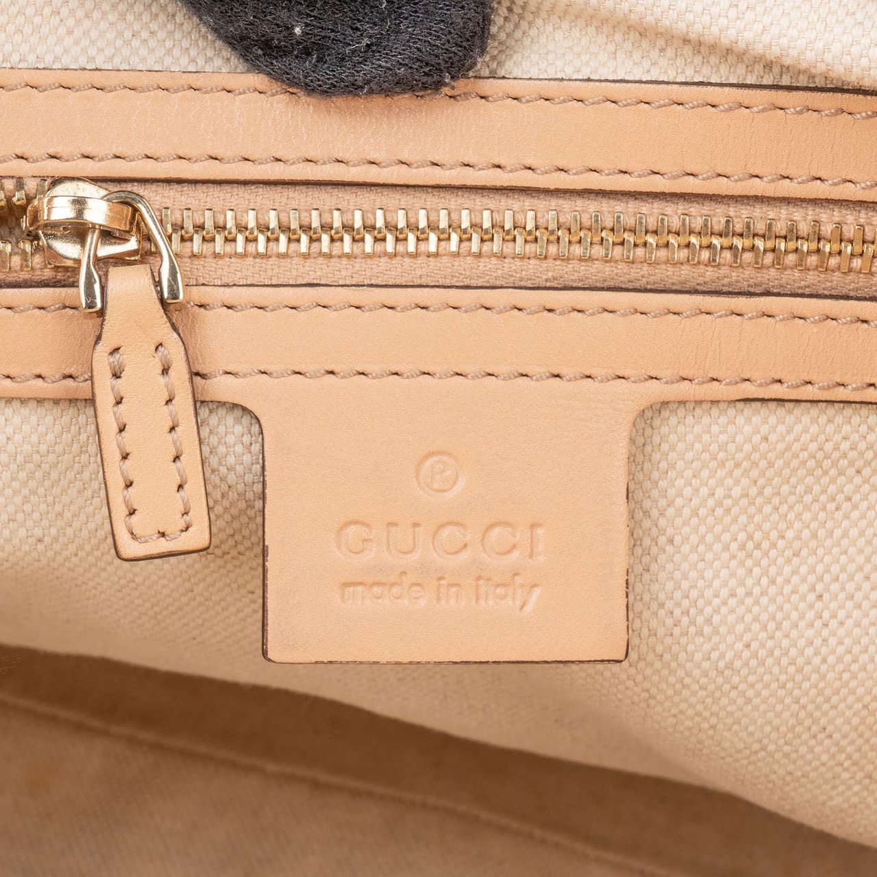 Gucci Monogram GG Metallic Canvas Lovely Heartbit Tote Handbag Beige