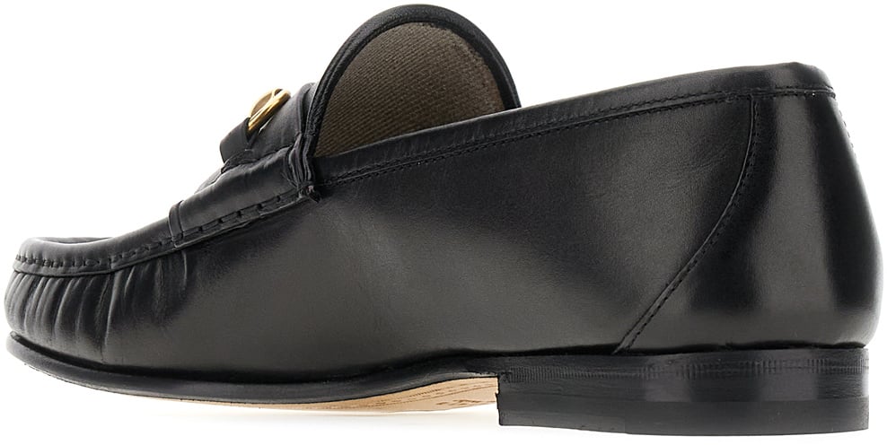 Gucci Black leather 1953 loafers Zwart