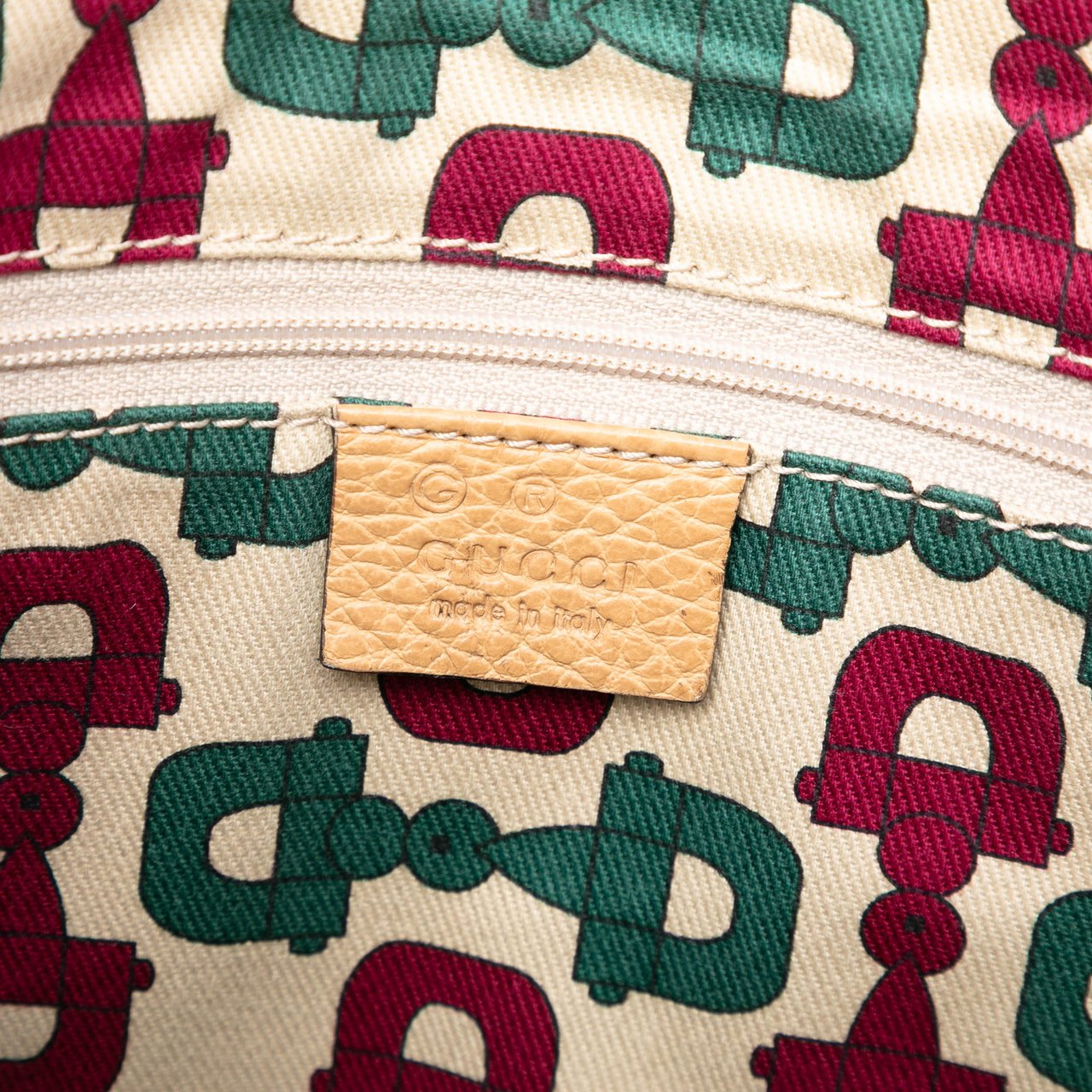 Gucci Guccissima Shoulder Bag Bruin