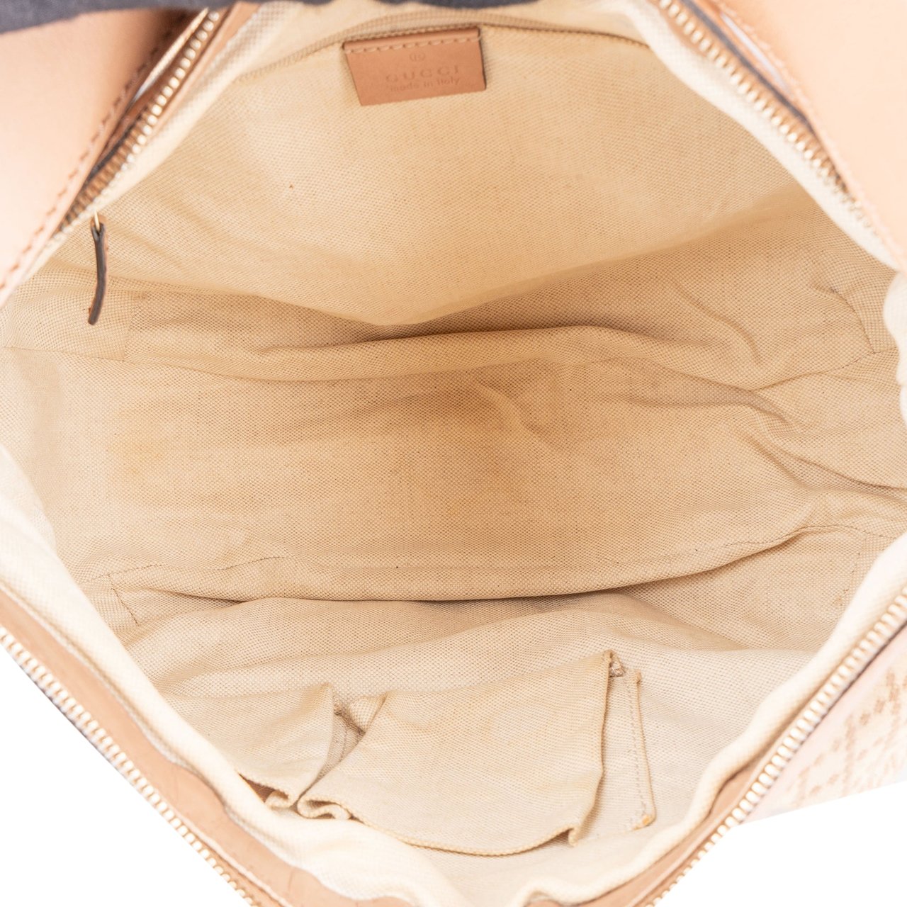 Gucci Gucci Diamante Monogram Sukey Handbag Beige