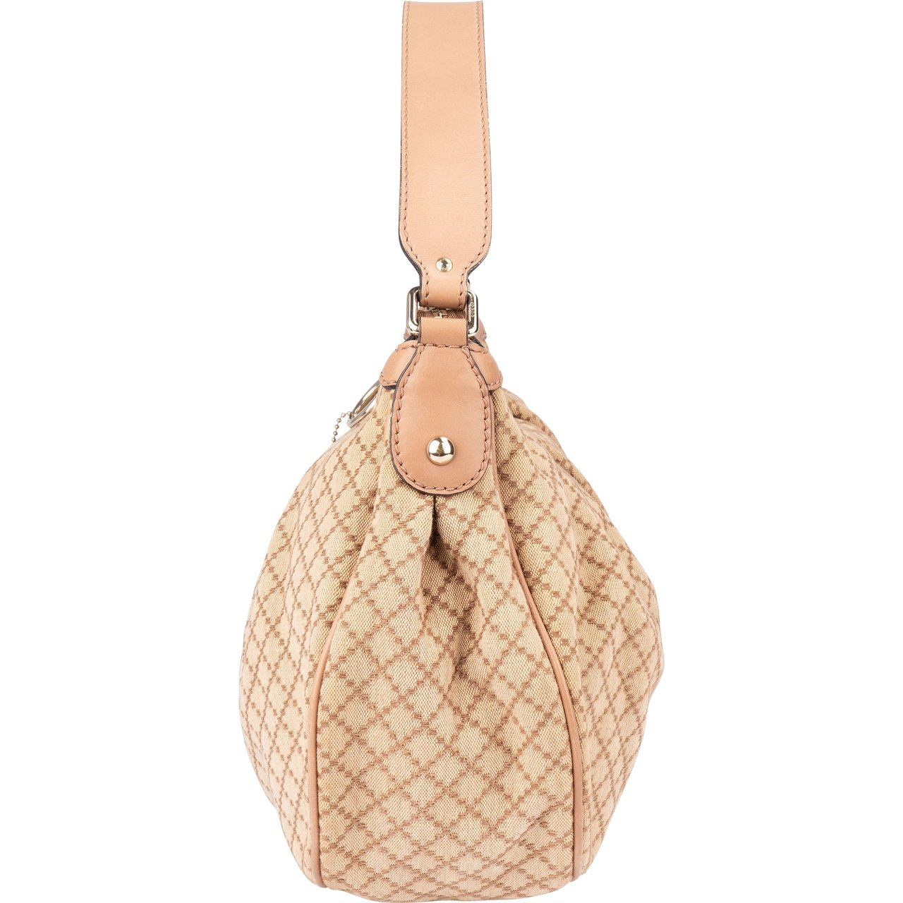 Gucci Gucci Diamante Monogram Sukey Handbag Beige