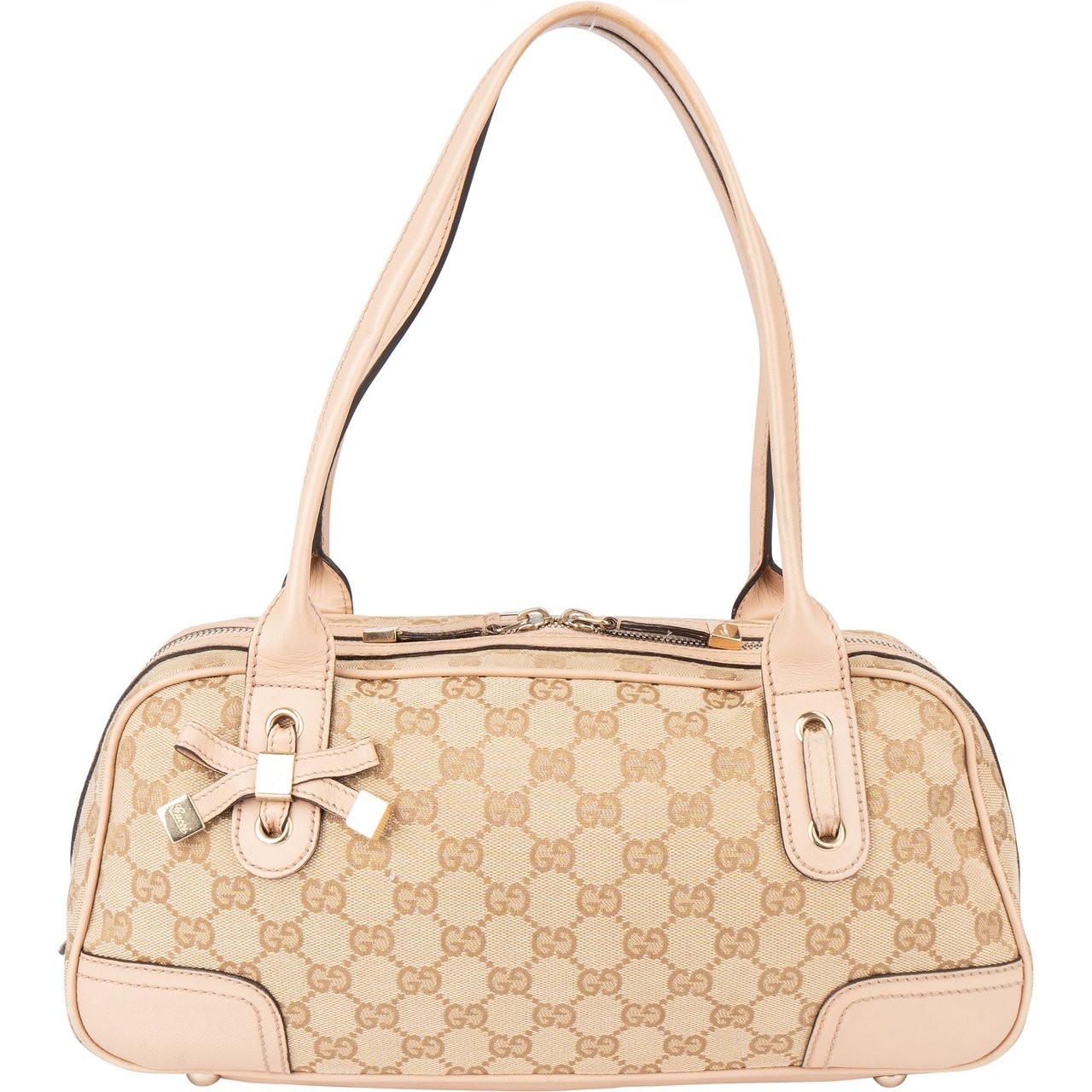 Gucci Gucci GG Monogram Princy Handbag Beige