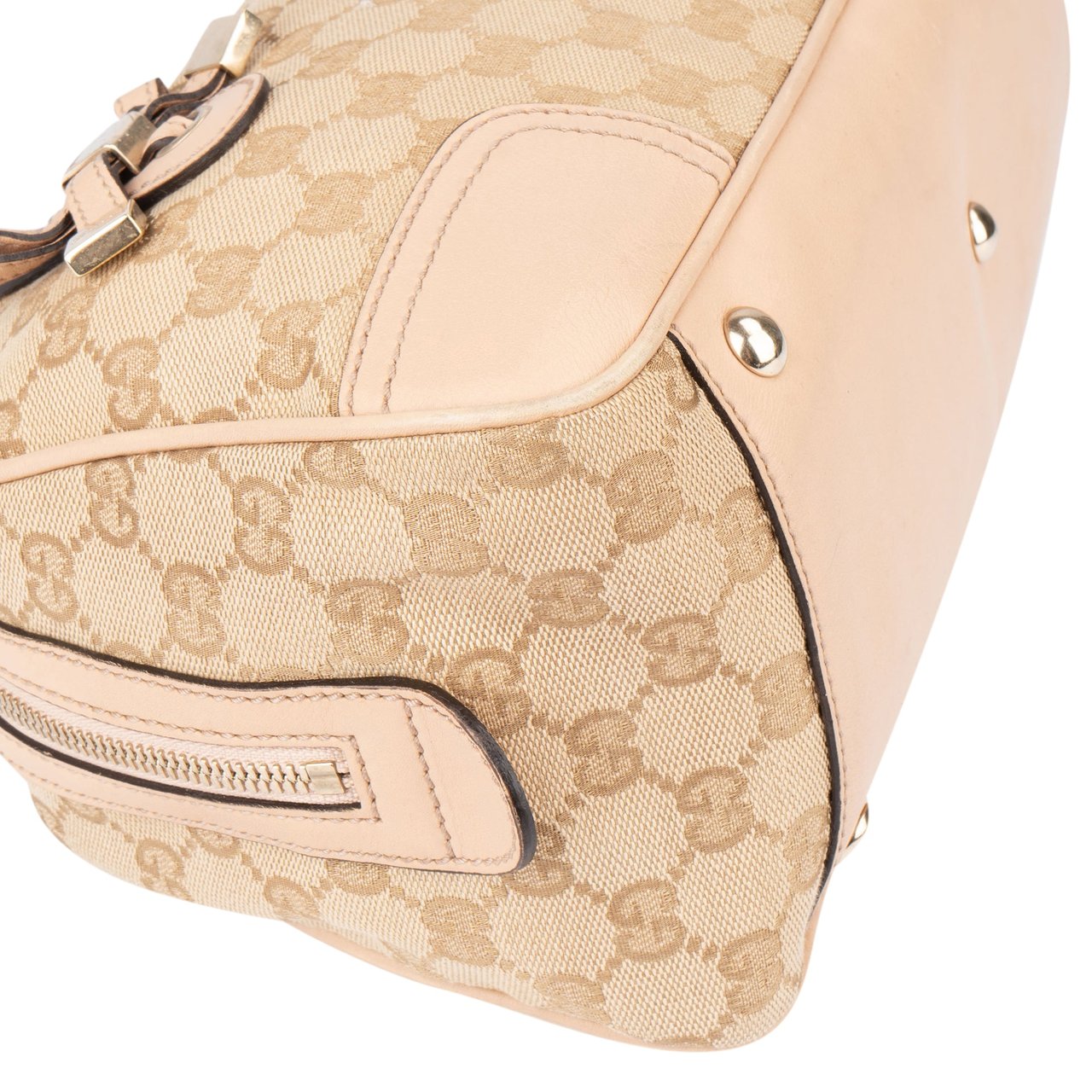 Gucci Gucci GG Monogram Princy Handbag Beige