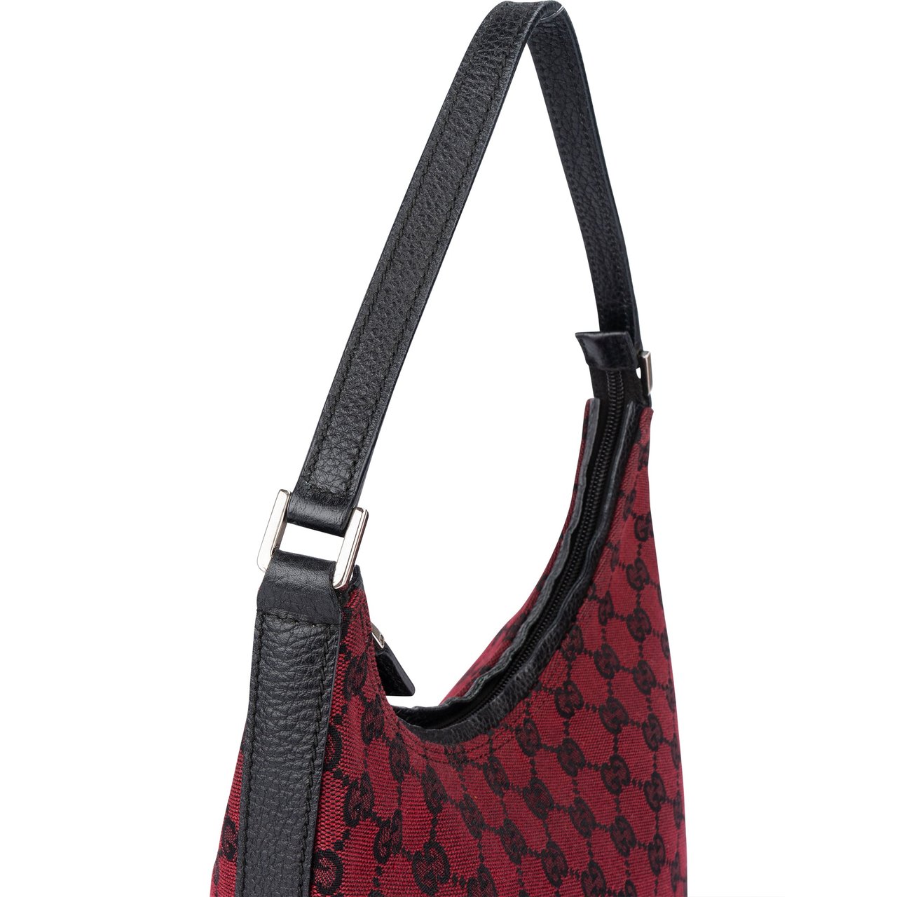 Gucci Gucci Red GG Monogram Shoulder Bag Rood