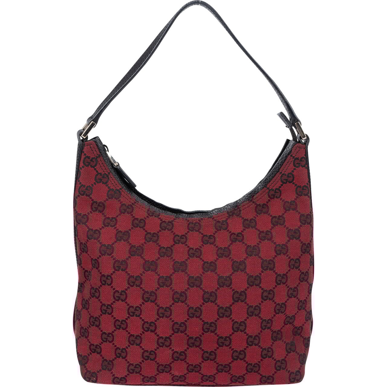 Gucci Gucci Red GG Monogram Shoulder Bag Rood