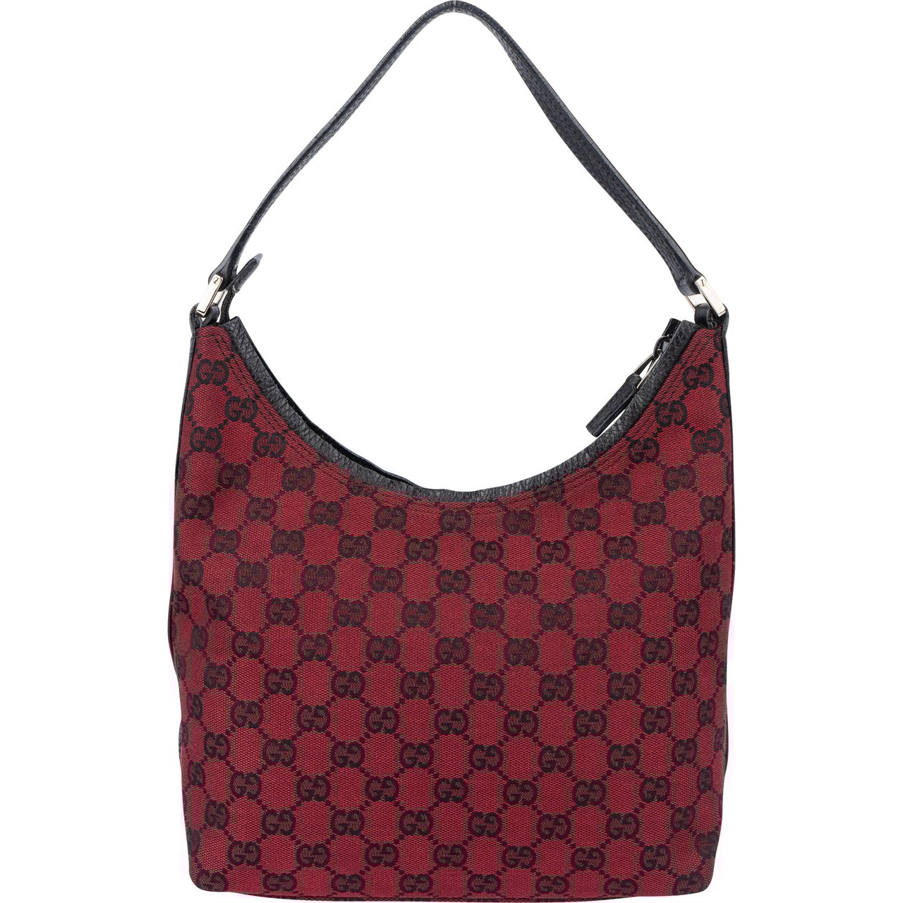 Gucci Gucci Red GG Monogram Shoulder Bag Rood