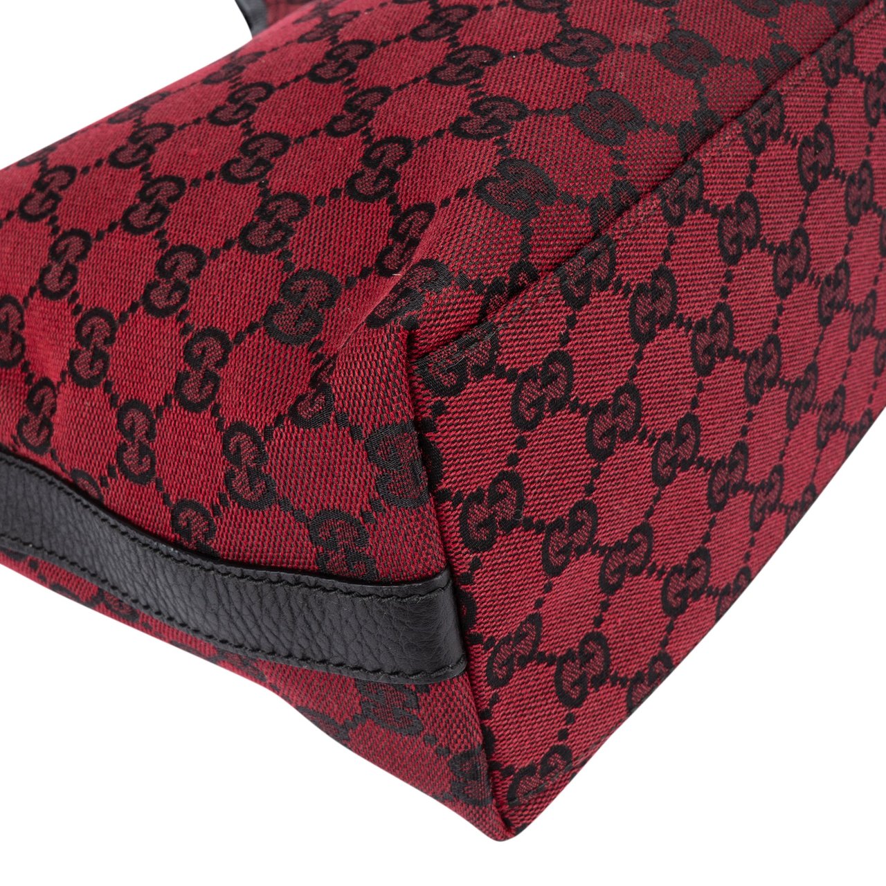 Gucci Gucci Red GG Monogram Shoulder Bag Rood