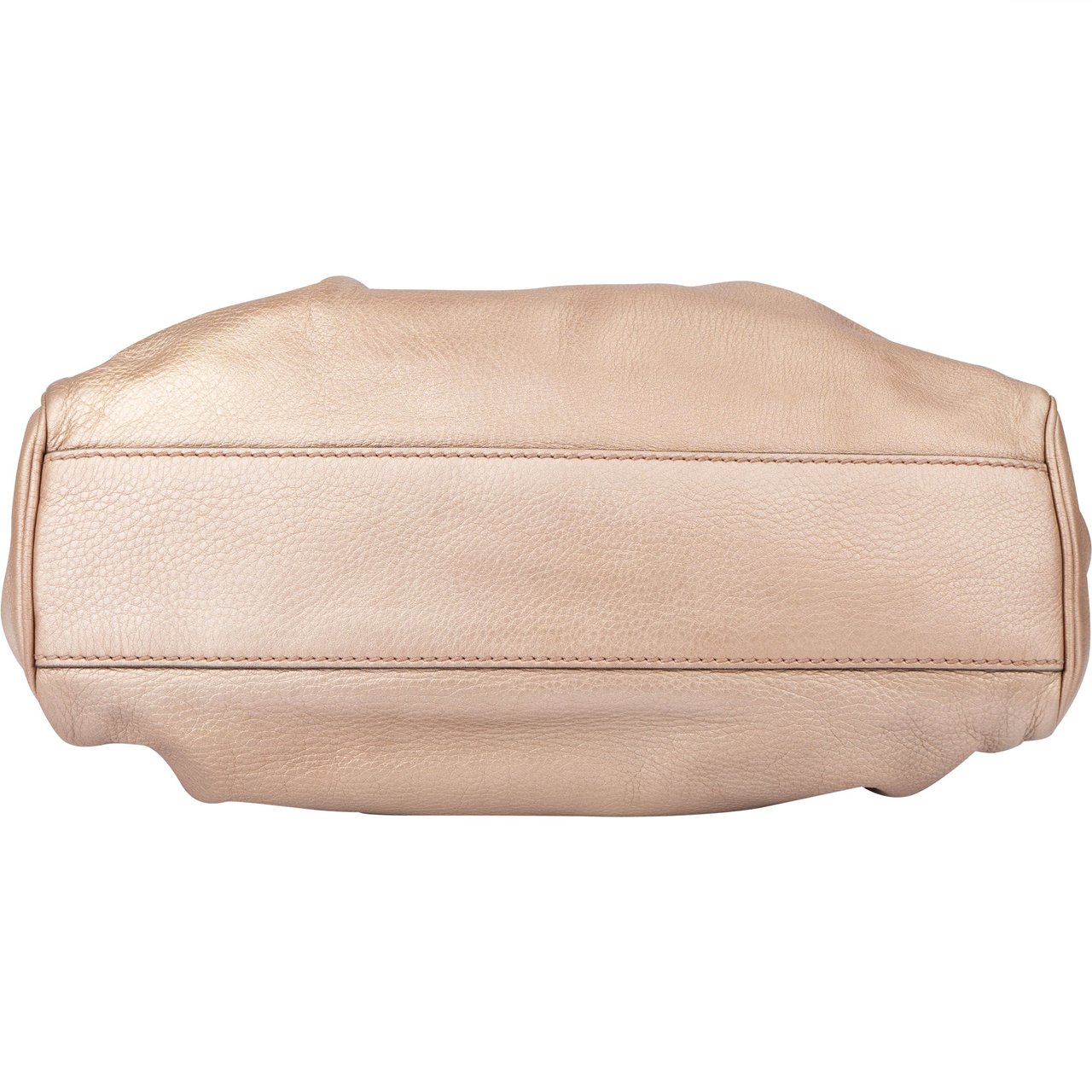 Gucci Gucci Metallic Pink Leather Sukey Handbag Roze