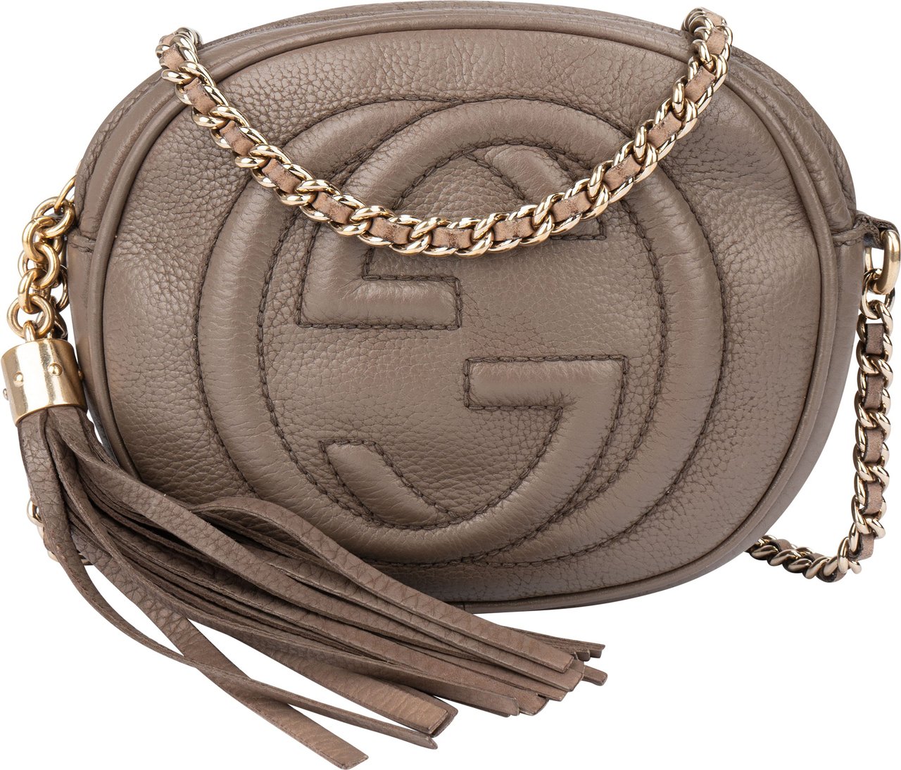 Gucci Gucci Leather GG Soho Crossbody Bag Divers