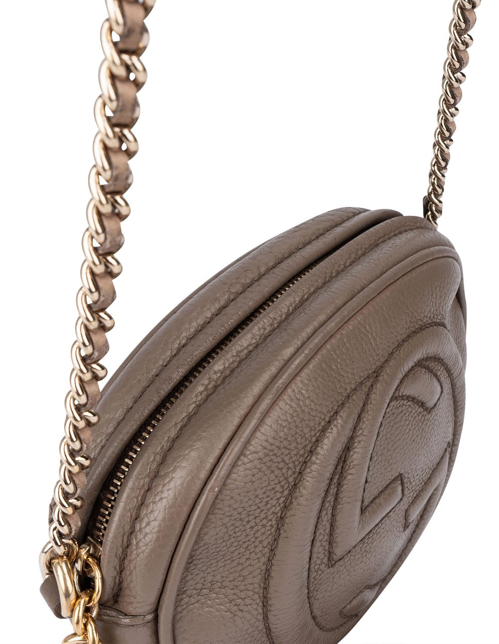 Gucci Gucci Leather GG Soho Crossbody Bag Divers