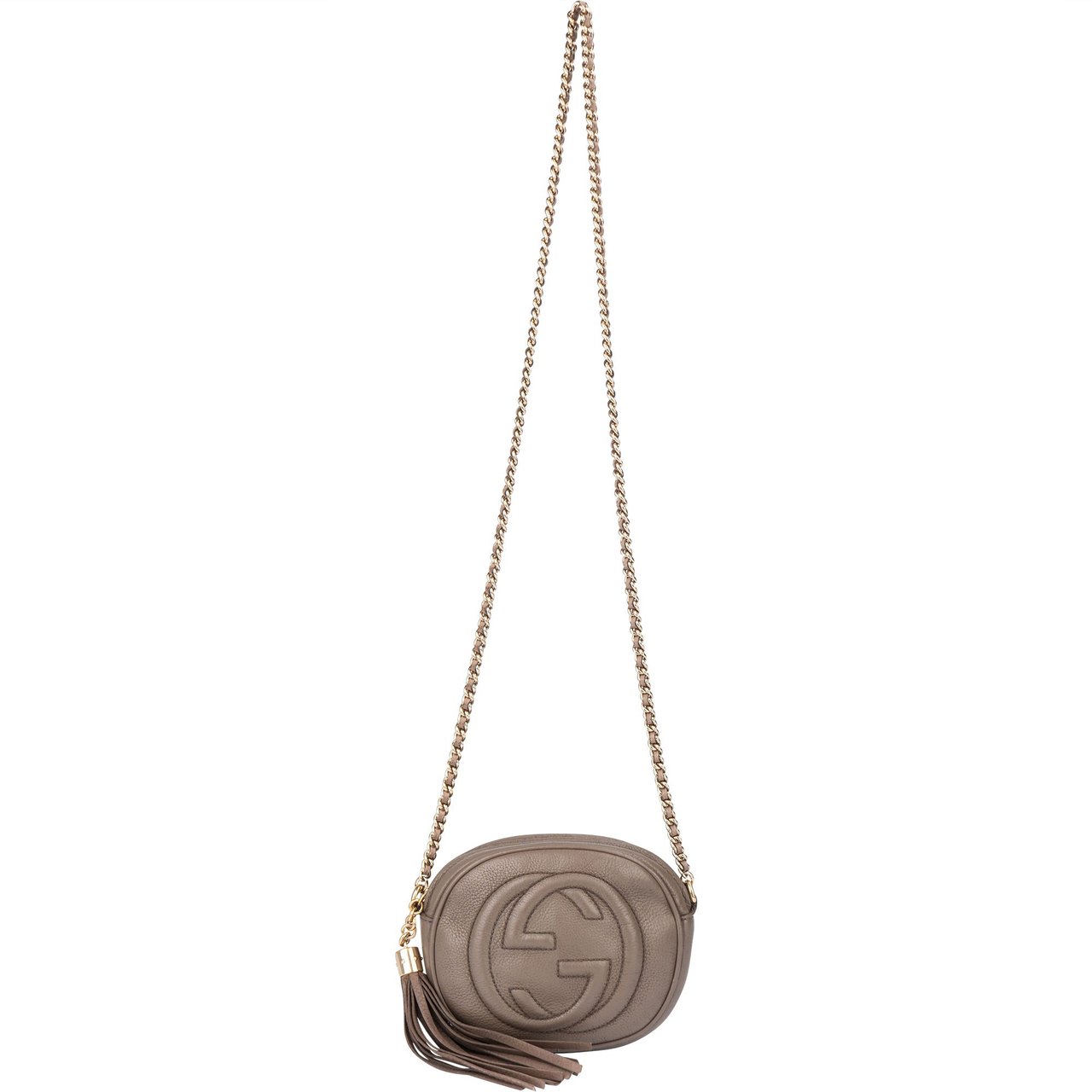 Gucci Gucci Leather GG Soho Crossbody Bag Divers