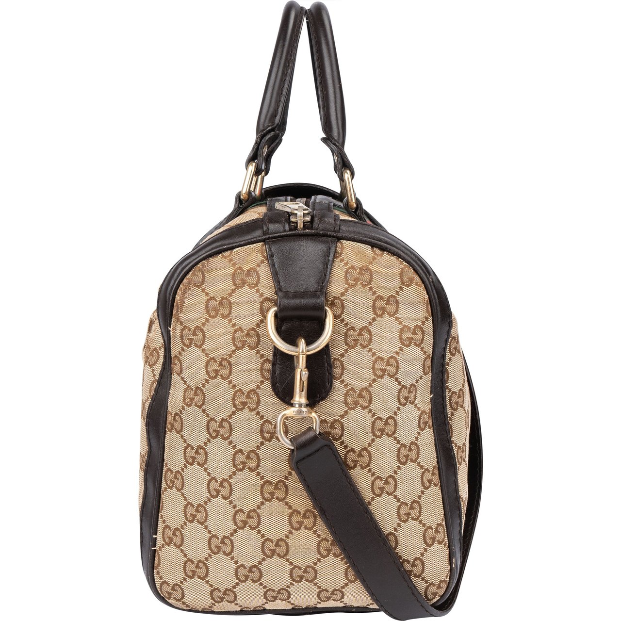 Gucci Gucci GG Monogram Boston Handbag Bruin