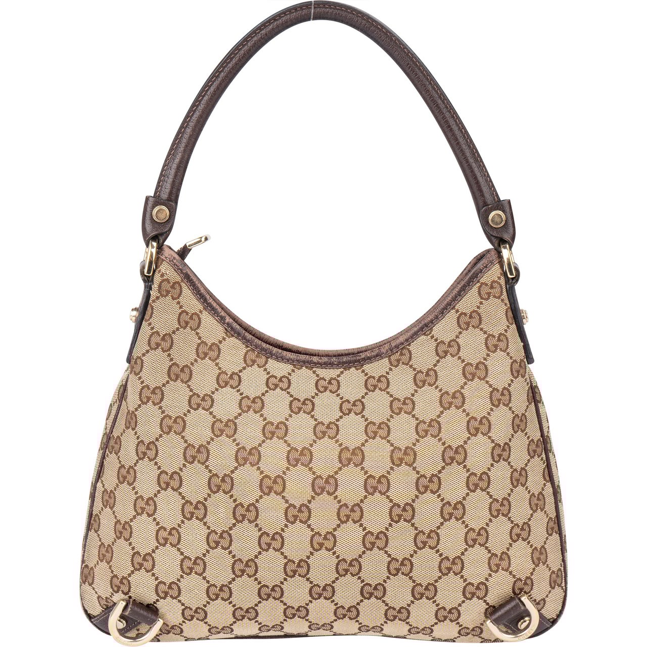 Gucci Gucci GG Monogram Abbey Handbag Bruin