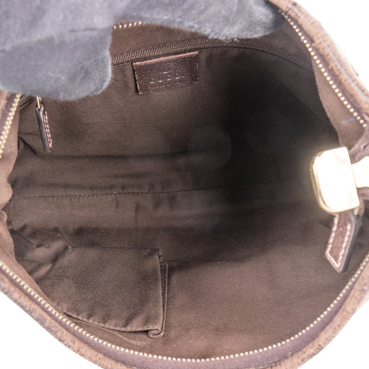 Gucci Gucci GG Monogram Abbey Handbag Bruin