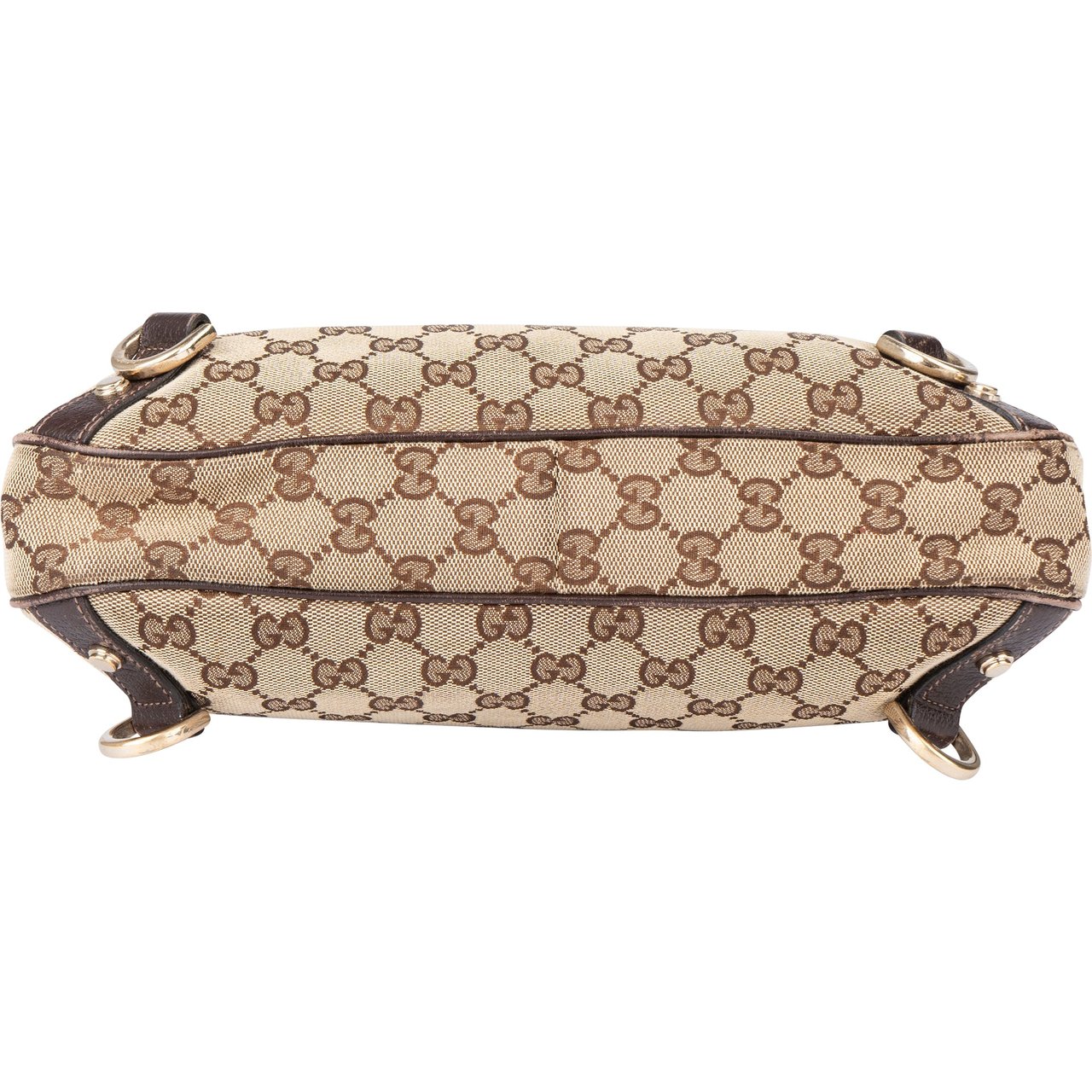 Gucci Gucci GG Monogram Abbey Handbag Bruin