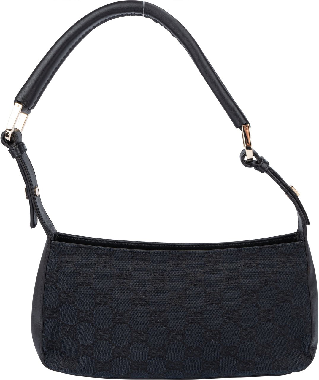 Gucci Gucci GG Monogram Mini Shoulder Bag Zwart