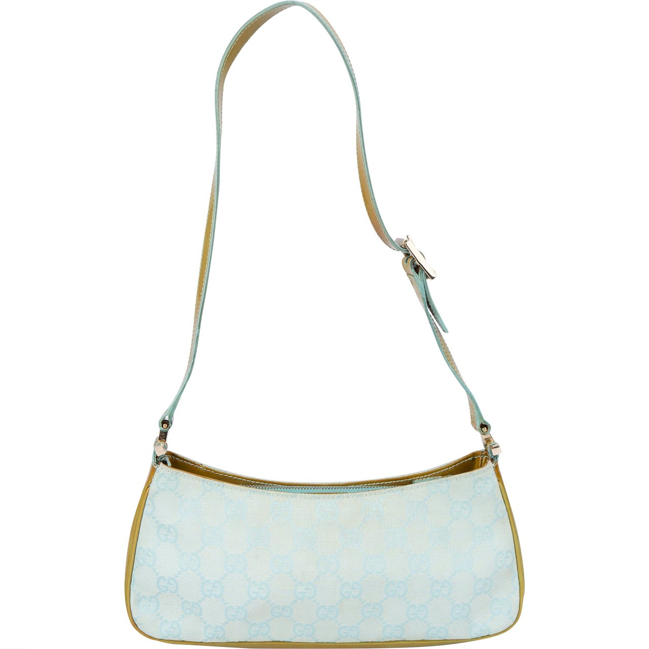 Gucci Gucci GG Monogram Mini Shoulder Bag Blauw