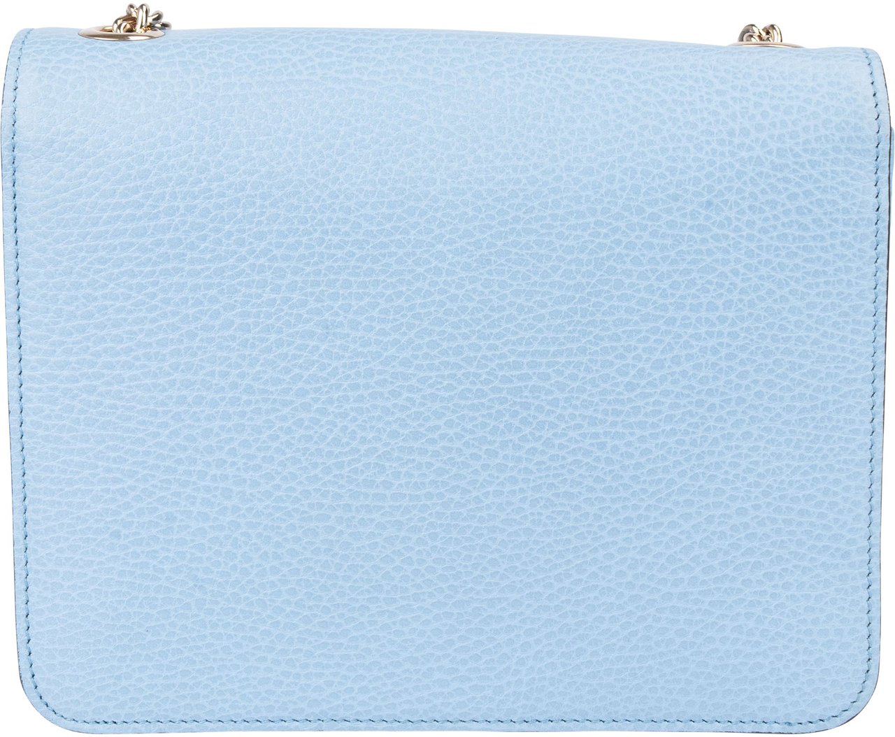 Gucci Gucci Blue Leather Interlocking GG Crossbody Bag Blauw