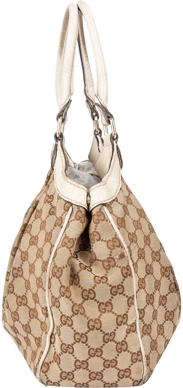 Gucci Gucci GG Monogram Sukey Handbag Bruin
