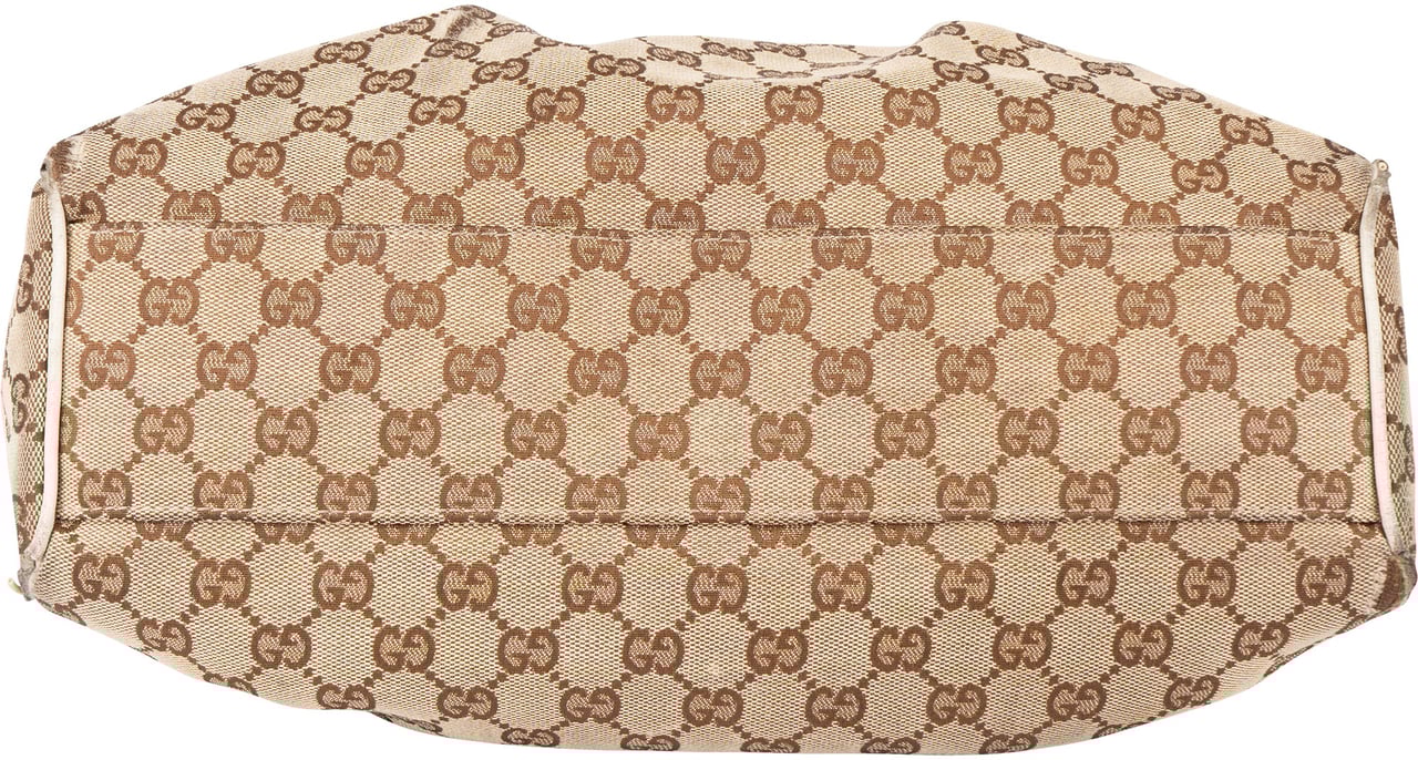 Gucci Gucci GG Monogram Sukey Handbag Bruin
