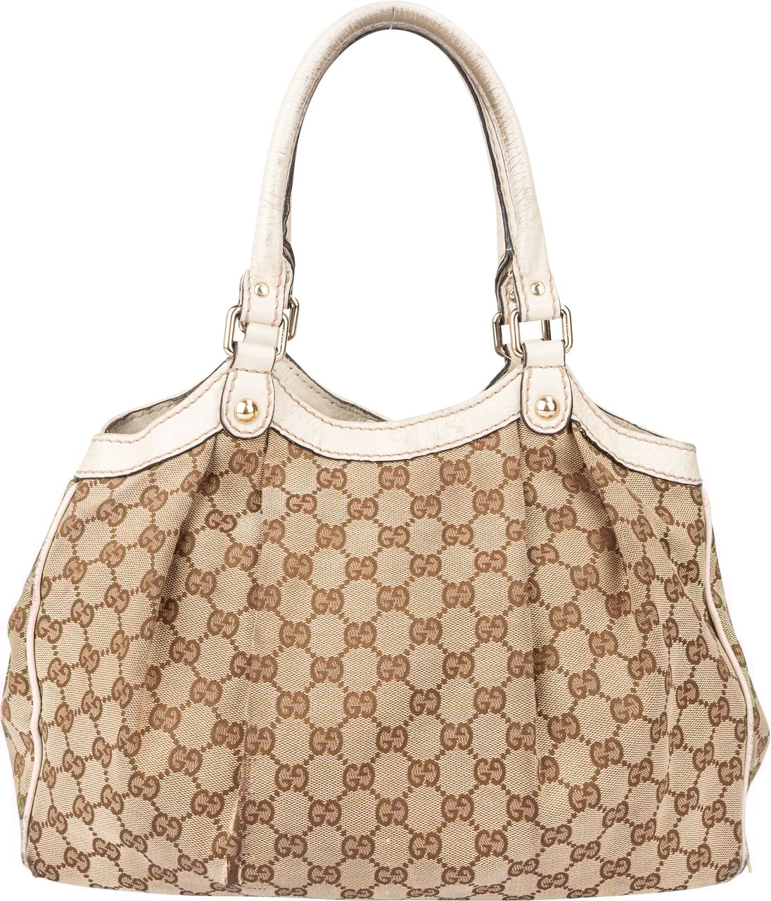 Gucci Gucci GG Monogram Sukey Handbag Bruin