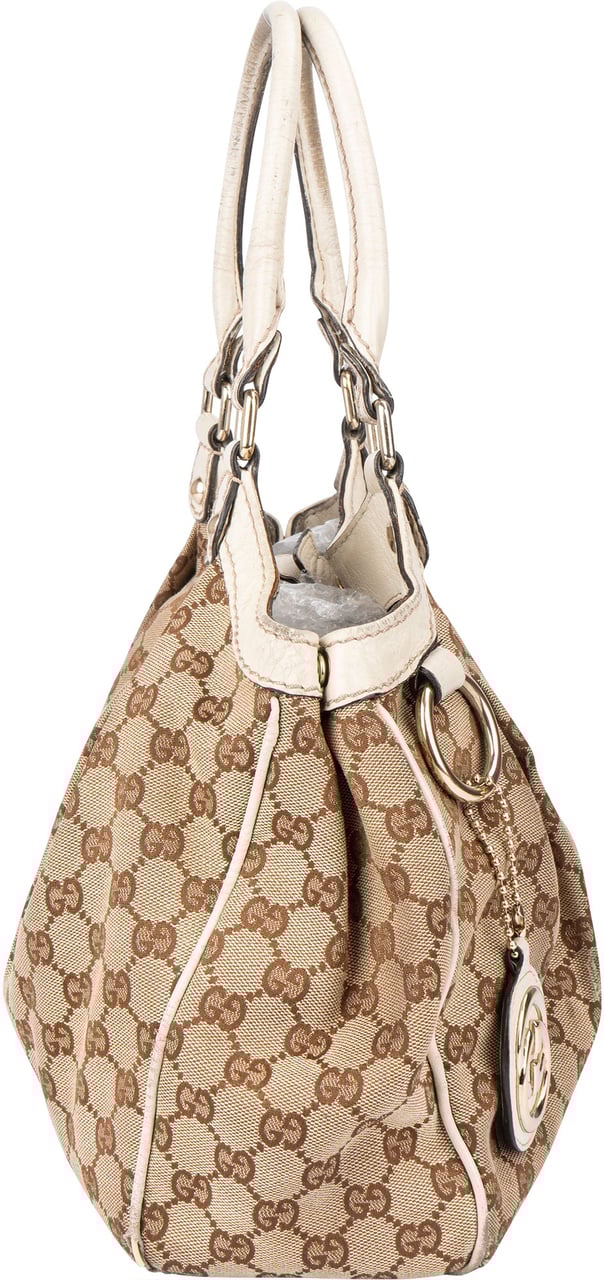 Gucci Gucci GG Monogram Sukey Handbag Bruin