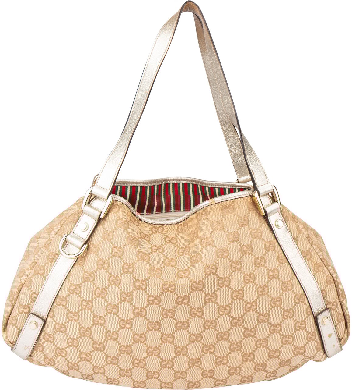 Gucci Gucci GG Monogram Abbey Handbag Bruin