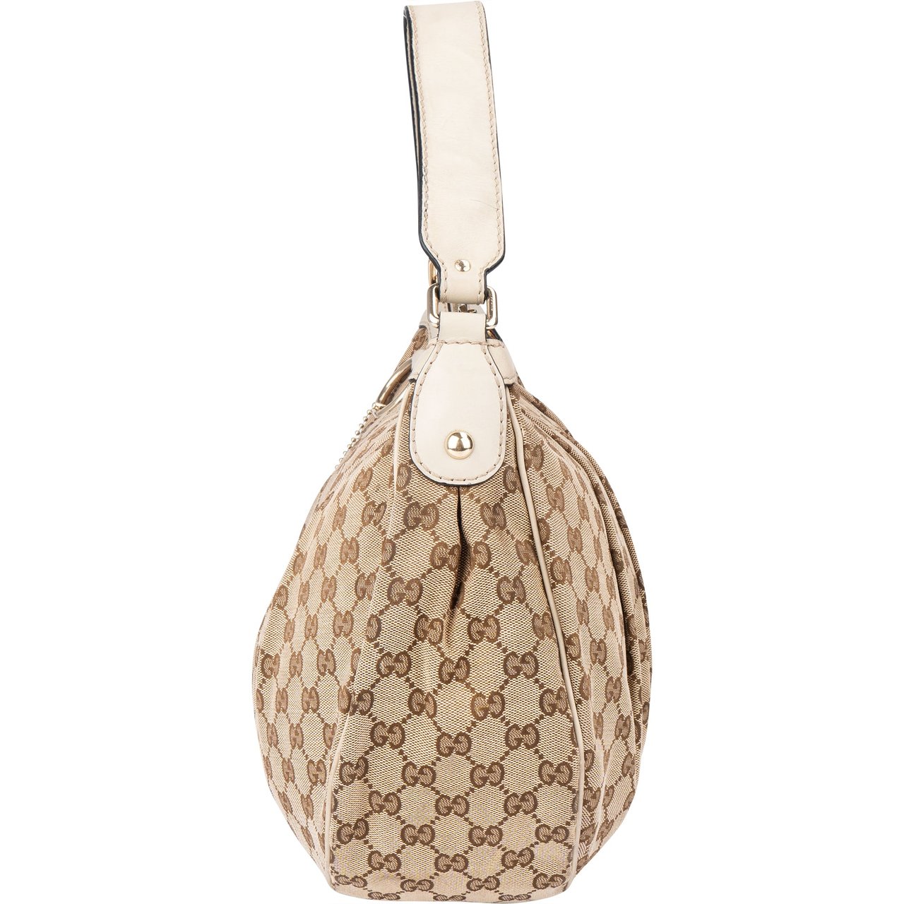 Gucci Gucci GG Monogram Sukey Handbag Bruin