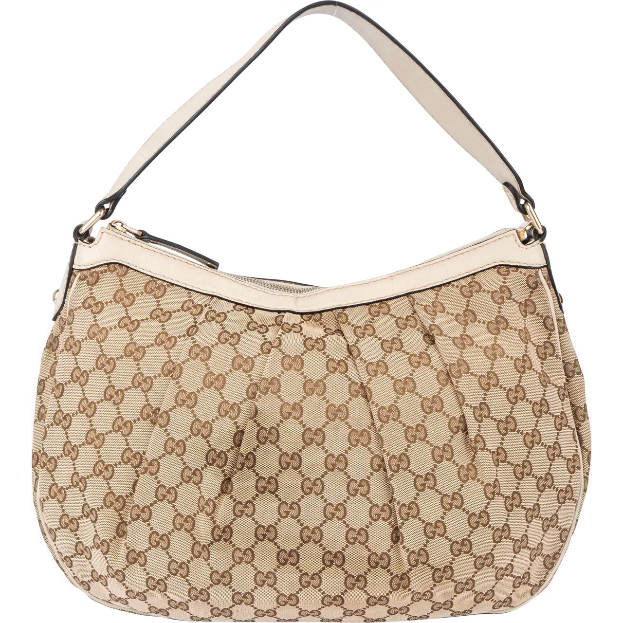 Gucci Gucci GG Monogram Sukey Handbag Bruin