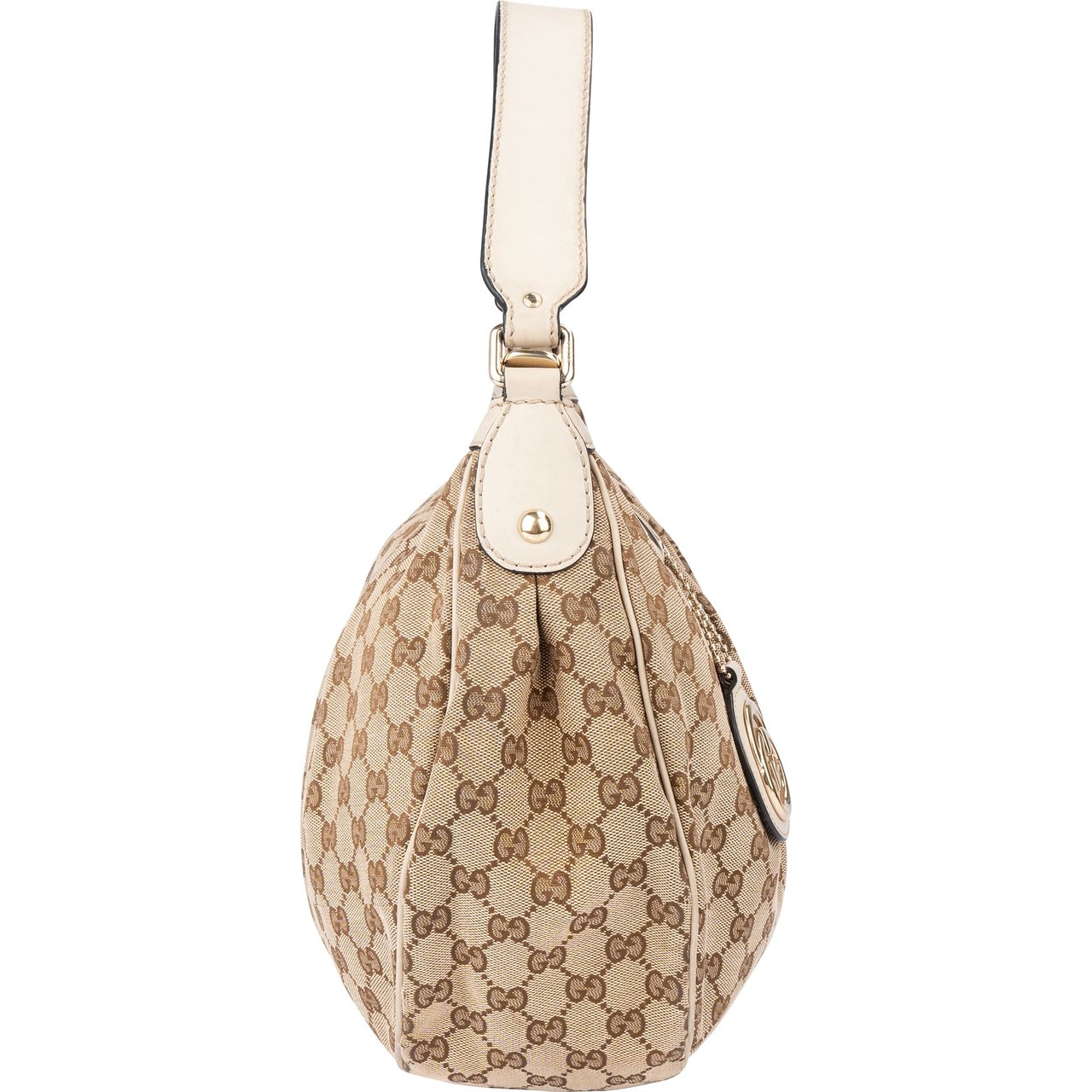 Gucci Gucci GG Monogram Sukey Handbag Bruin