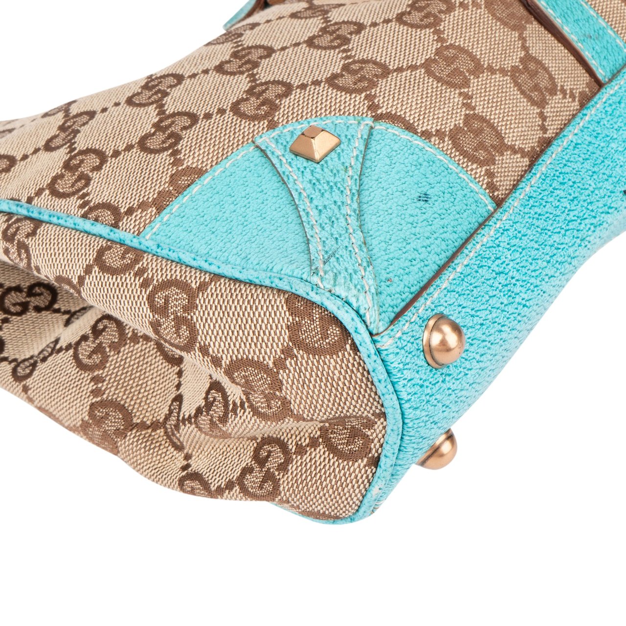 Gucci Gucci GG Monogram Jackie Handbag Bruin