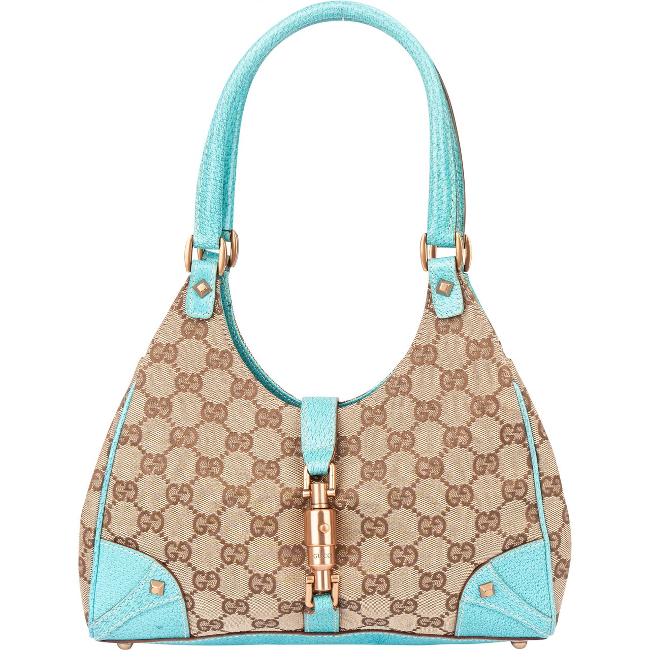 Gucci Gucci GG Monogram Jackie Handbag Bruin
