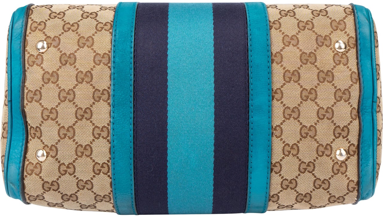 Gucci Gucci GG Monogram Boston Handbag Bruin