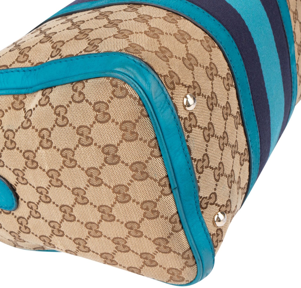 Gucci Gucci GG Monogram Boston Handbag Bruin