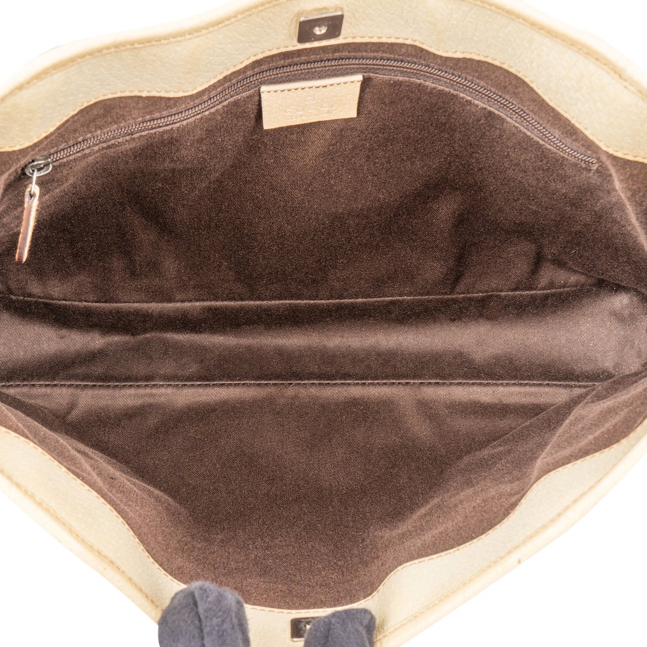 Gucci Gucci GG Monogram Handbag Bruin