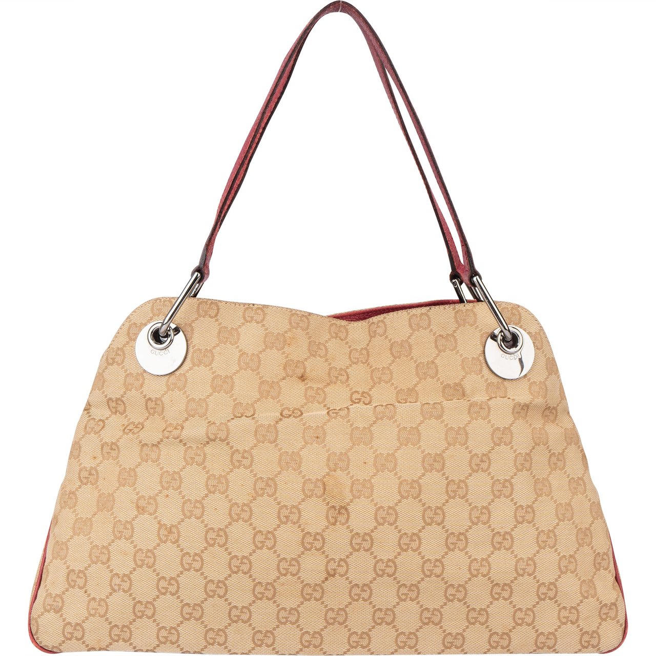 Gucci Gucci GG Monogram Eclipse Handbag Bruin