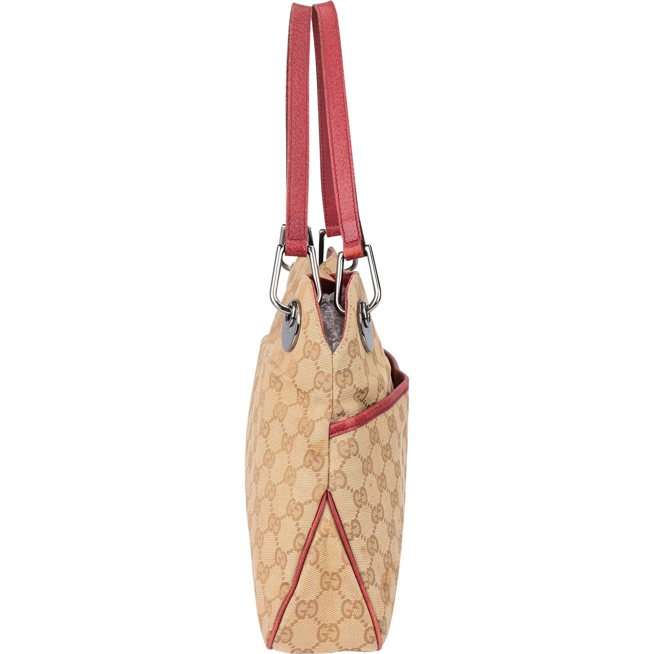 Gucci Gucci GG Monogram Eclipse Handbag Bruin