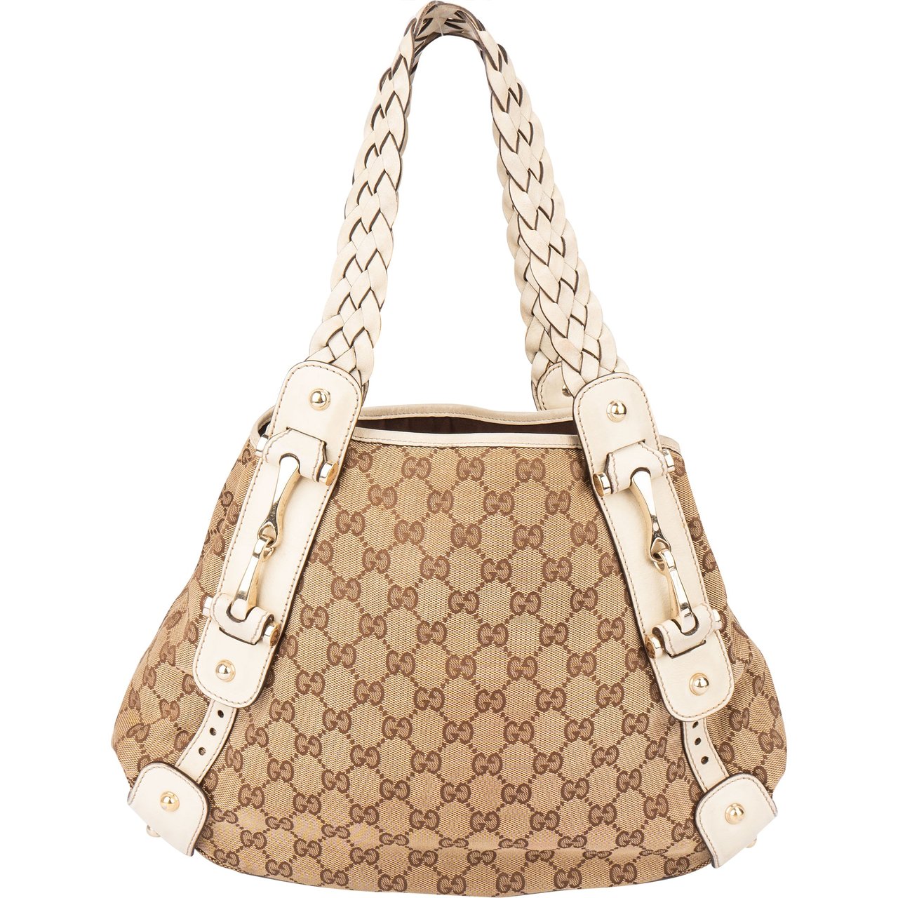 Gucci Gucci GG Monogram Pelham Handbag Bruin