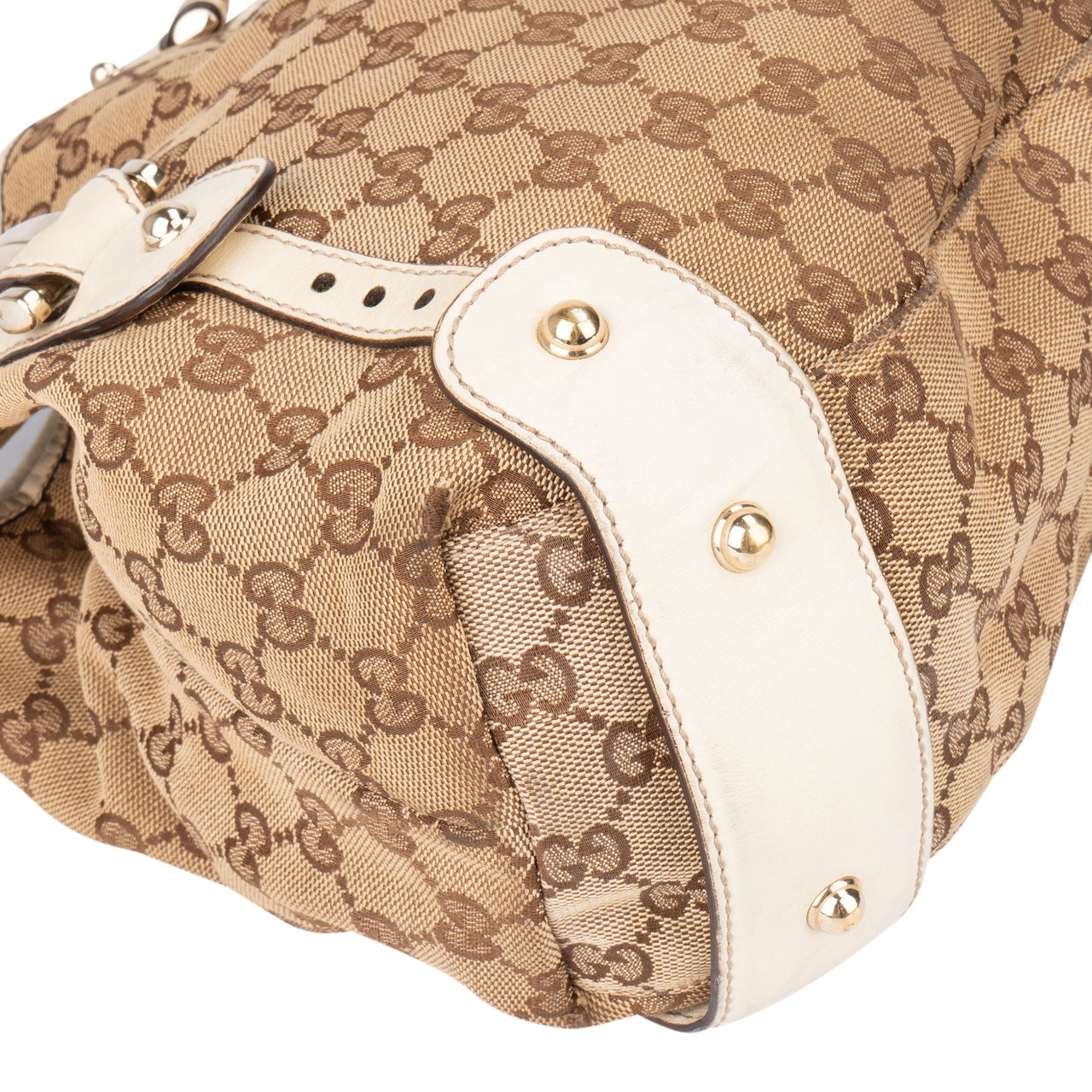 Gucci Gucci GG Monogram Pelham Handbag Bruin