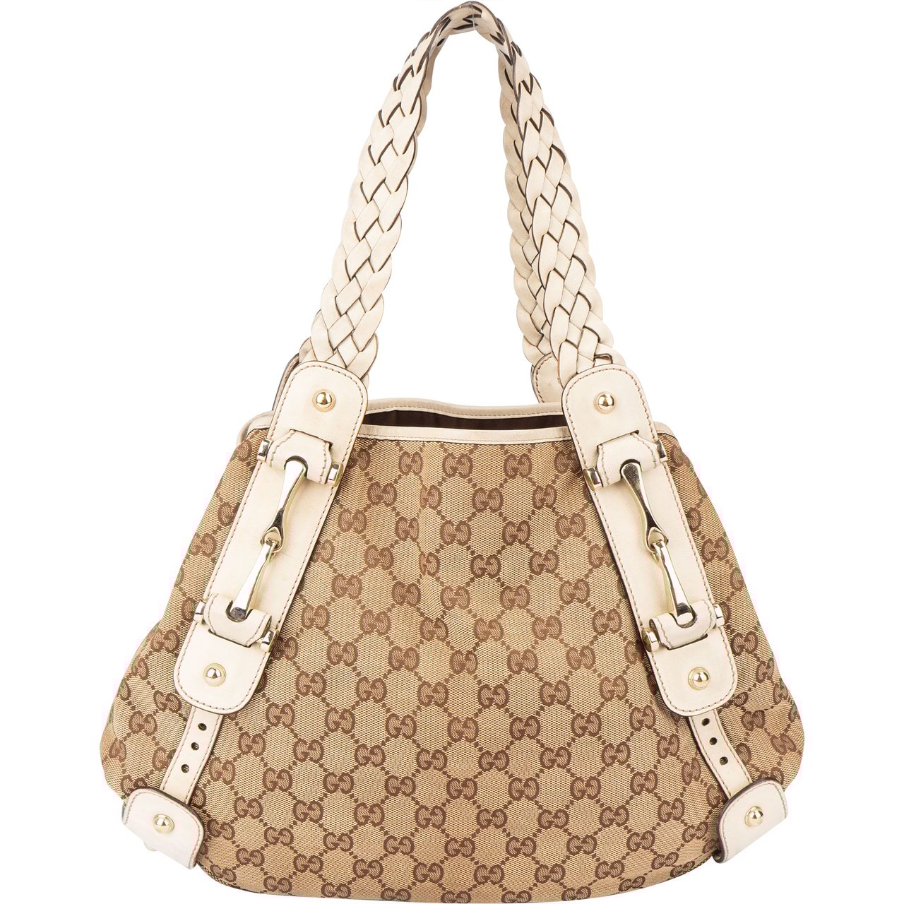Gucci Gucci GG Monogram Pelham Handbag Bruin