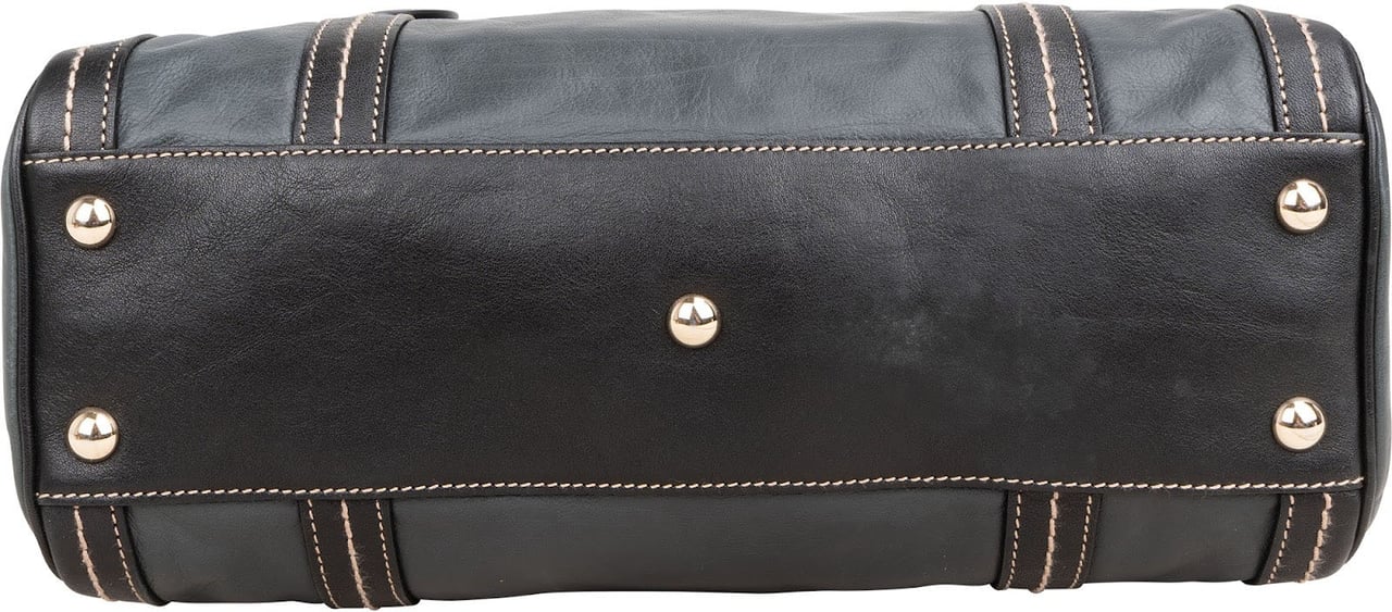 Gucci Leather Duquesa Handbag Zwart
