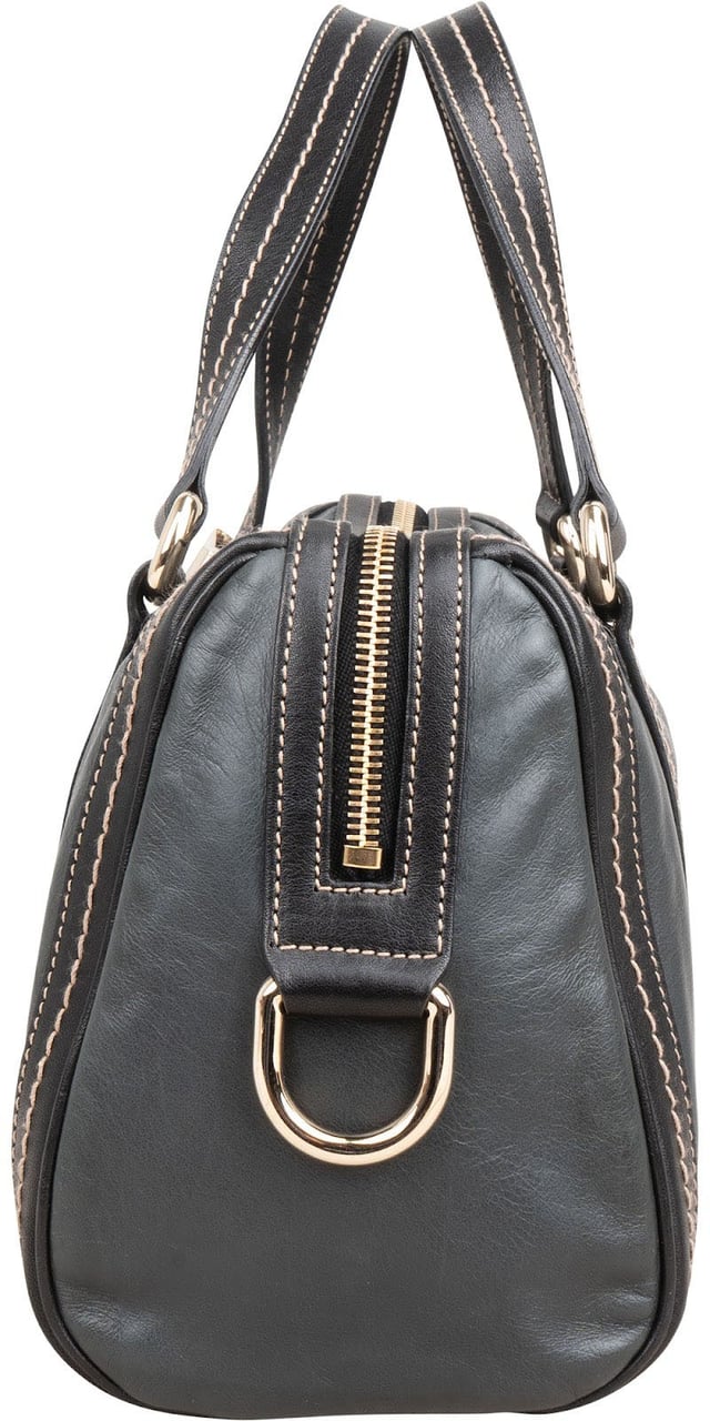 Gucci Leather Duquesa Handbag Zwart