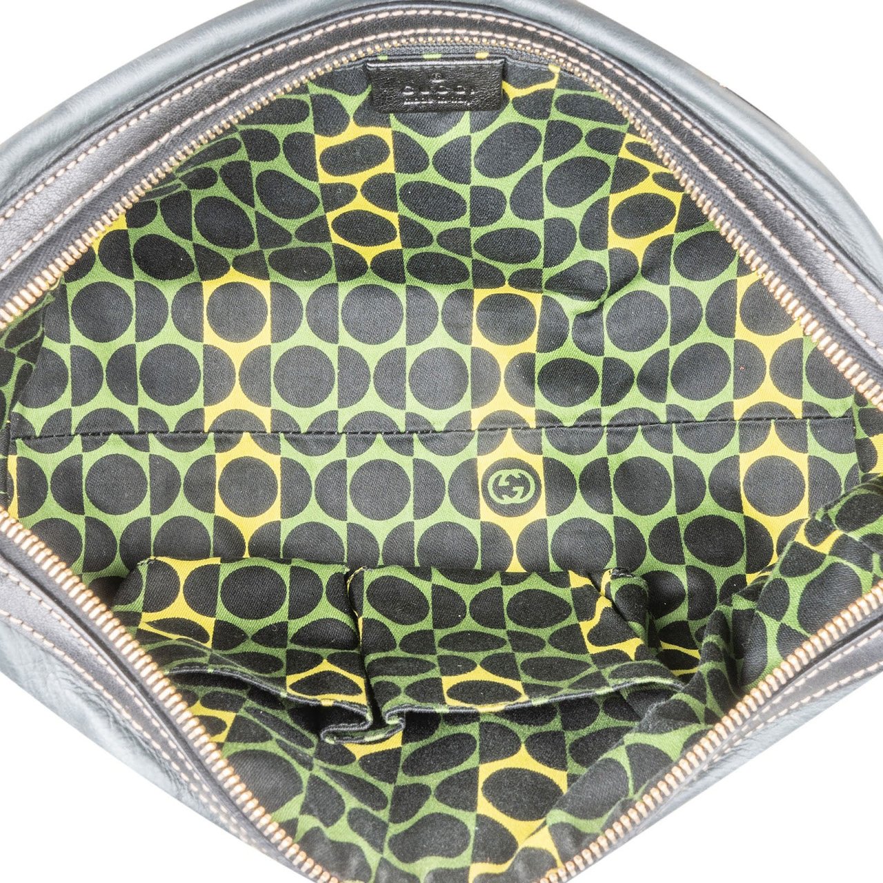 Gucci Leather Duquesa Handbag Zwart