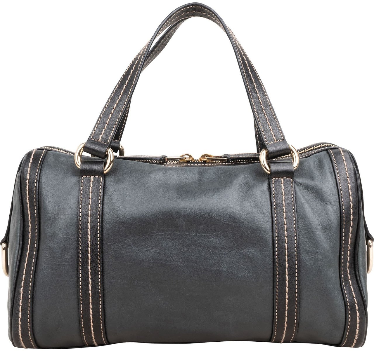 Gucci Leather Duquesa Handbag Zwart