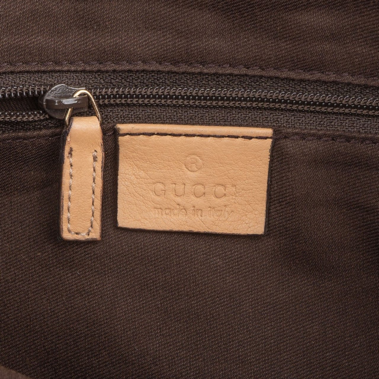 Gucci Monogram GG Abbey Crossbody Bag Beige
