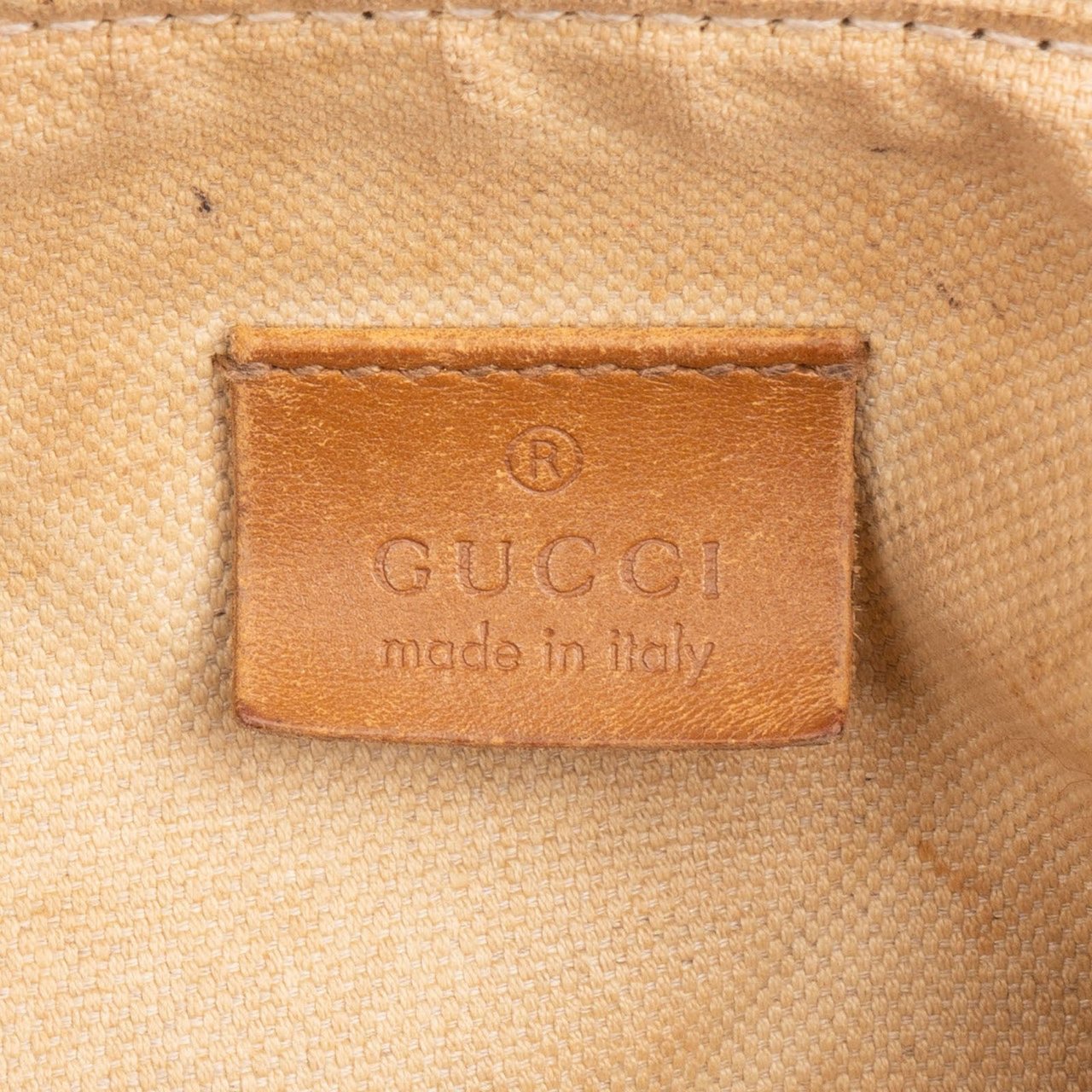 Gucci Monogram Denim GG Hobo Shoulder Bag Blauw